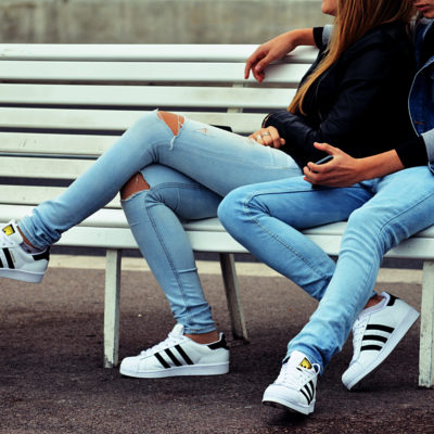 Couple on bench